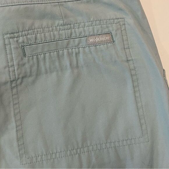 Woolrich Women's Powder Blue Capri Cropped Pants W/Pockets - Picture 8 of 12